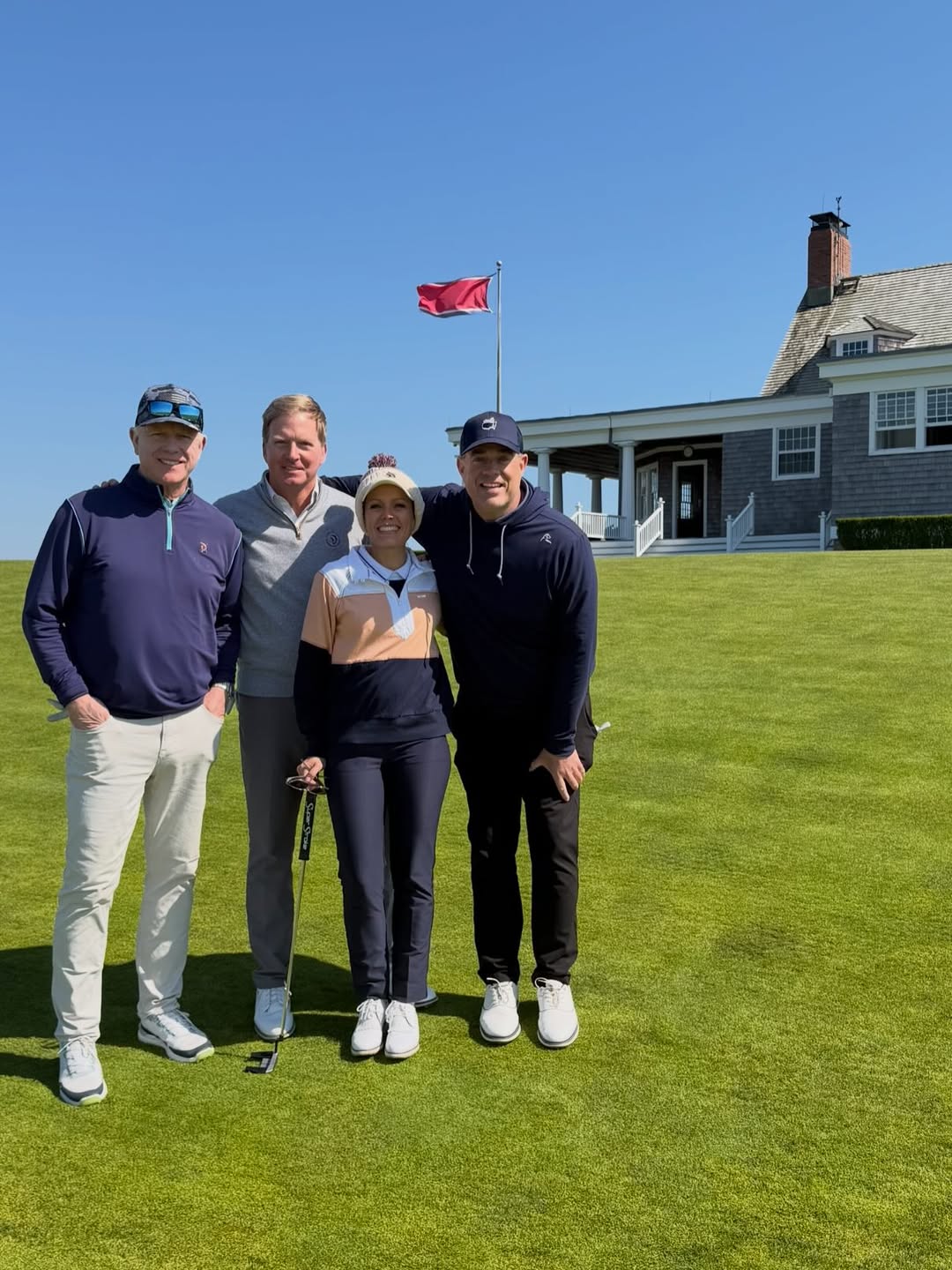 Bill Hemmer, Horizon Hope, and Jimmy Burrow at the Inaugural Horizon Hope Foundation Golf Invitational.
